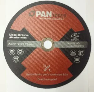 Disco de Corte em Inox 9"x1.9mm 20 Pçs