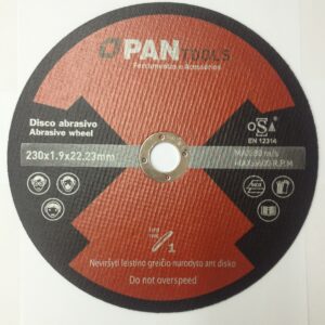 Disco de Corte em Inox 9"x1.9mm 20 Pçs