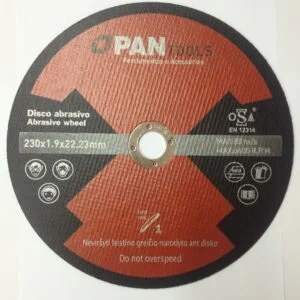 Disco de Corte em Inox 9"x1.9mm 20 Pçs