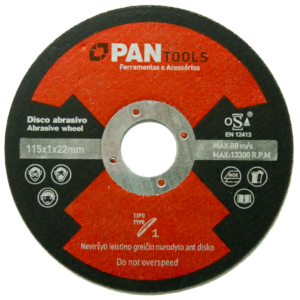 Disco de Corte em Inox 4 1/2" 1.0mm 25 Pçs