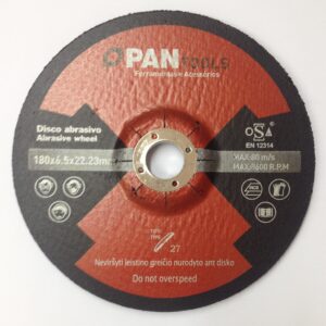 Disco de Desbaste em Inox 7"x6.5mm 25 Pçs