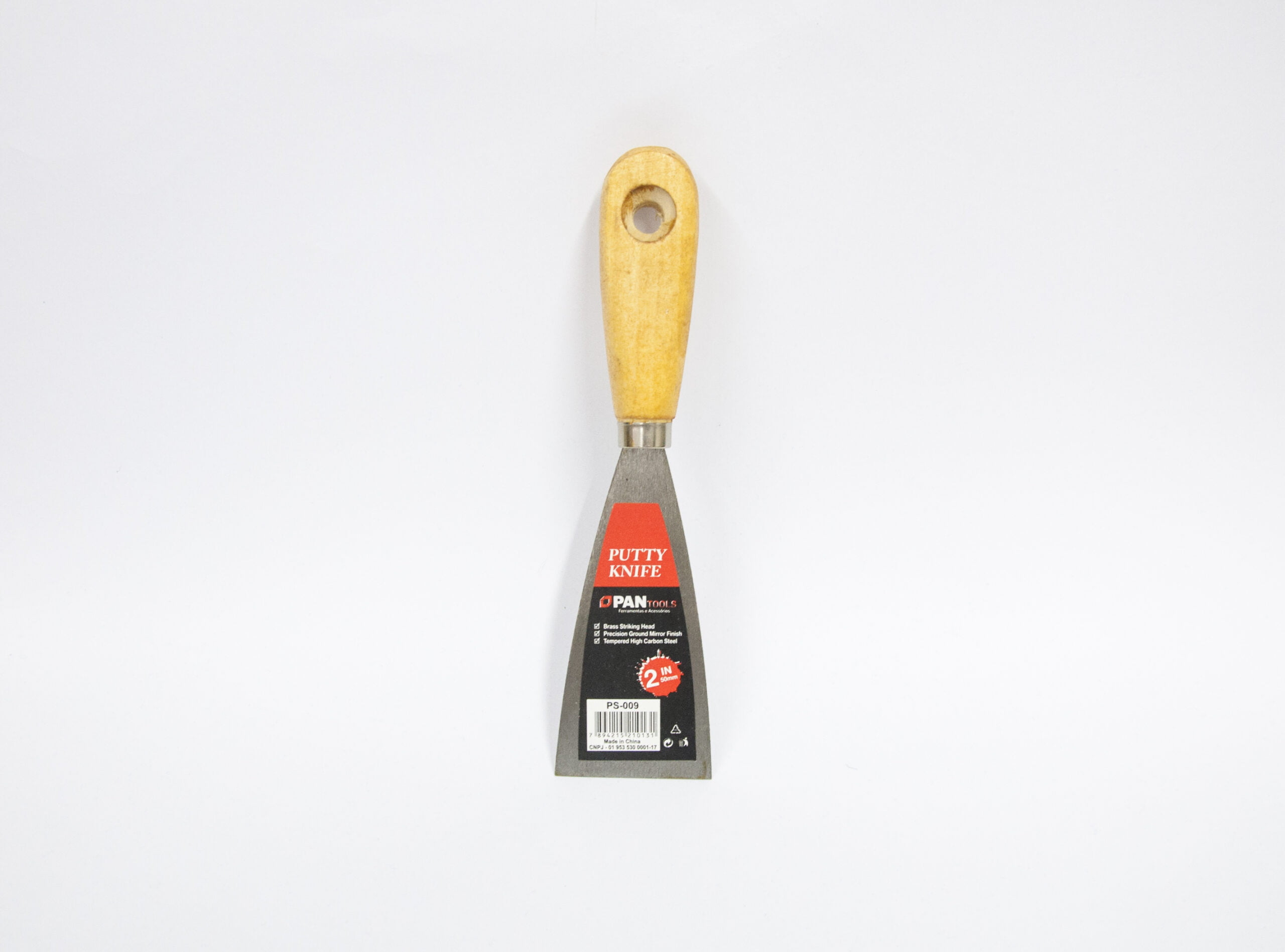 Espátula de Aço com Cabo de Madeira 1"